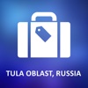 Tula Oblast, Russia Offline Vector Map