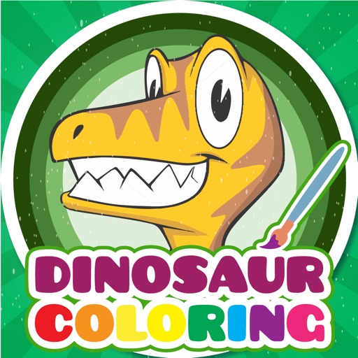 Jurassic Life Dinosaur Day Coloring Pages Second Edition iOS App