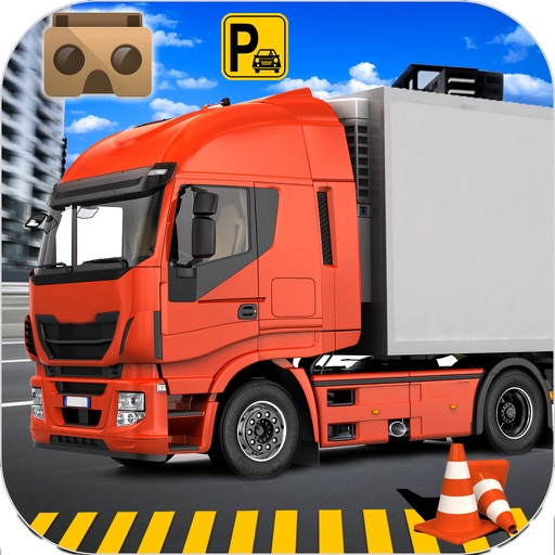 Vr 18 Wheeler Big Truck Parking Pro Icon