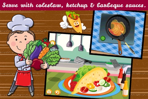 Mexican Cooking Mania - Tacos Maker Kids Food Games screenshot 4