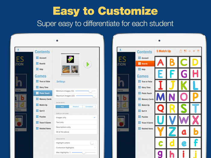 Alphabet Games - Letter Recognition and Identification