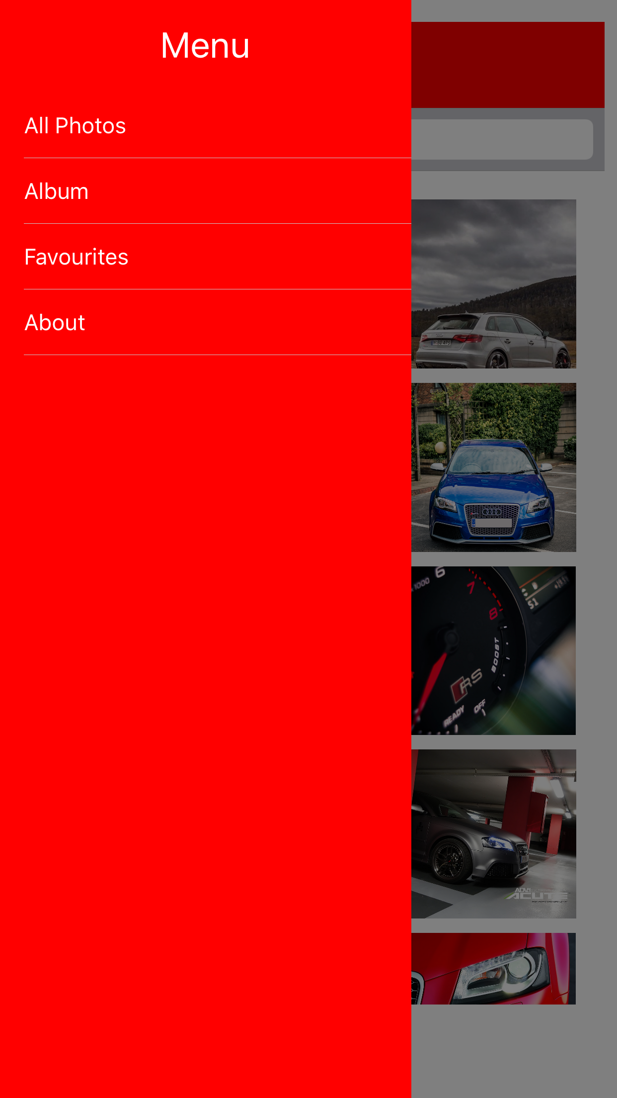 HD Car Wallpapers - Audi RS3 Edition