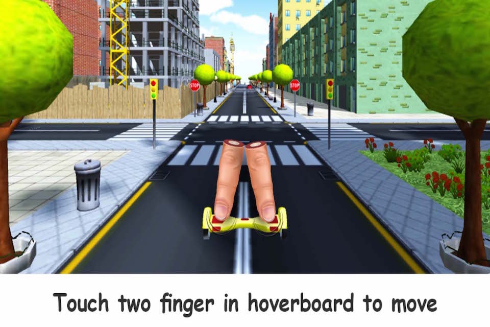 Hoverboard Finger Drive Simulator 2016 -  Simulator Hoverboard 2 screenshot 2