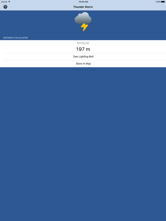 Screenshot #4 pour Thunder Storm Lite - Distance from Lightning