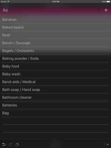 Screenshot #6 pour Shop List - a powerful shopping list
