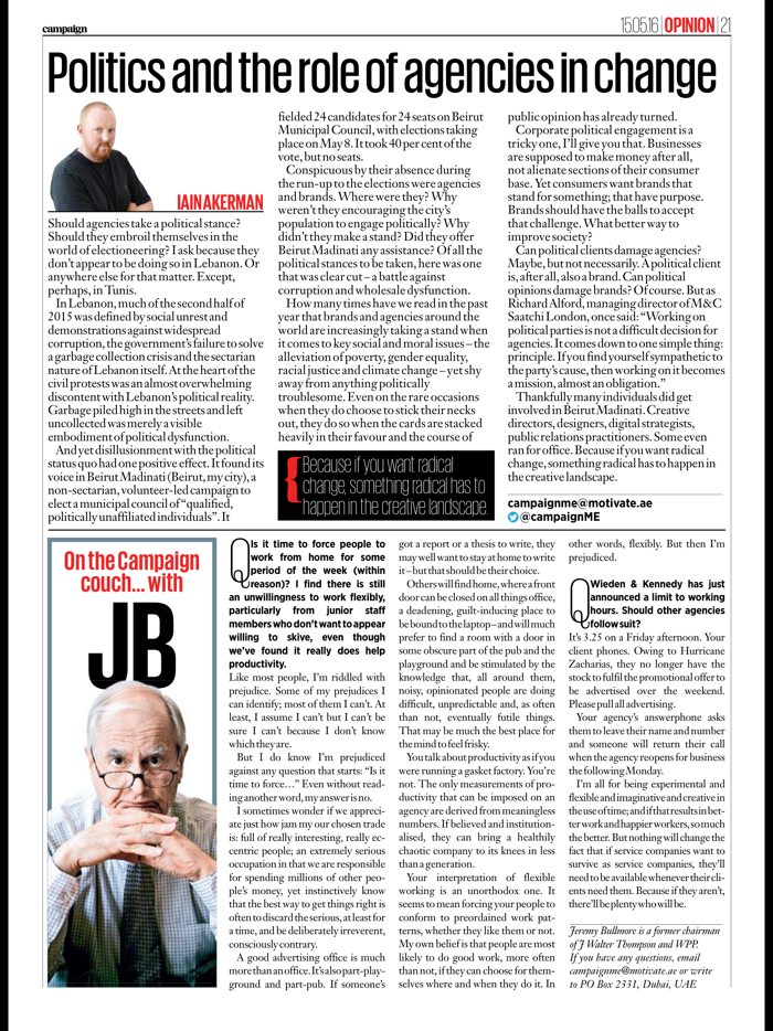 Campaign Middle East