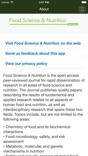 Food Science & Nutrition(圖3)-速報App