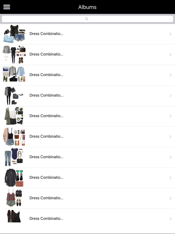 Dress Combinations for Women iPad screenshot