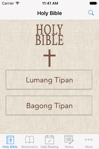 Tagalog Bible (Ang Biblia): Easy to use Bible App in Flipino for daily offline Bible book readingのおすすめ画像1