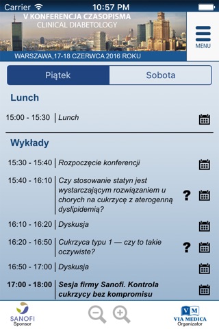V Konferencja Clinical Diabetology screenshot 3