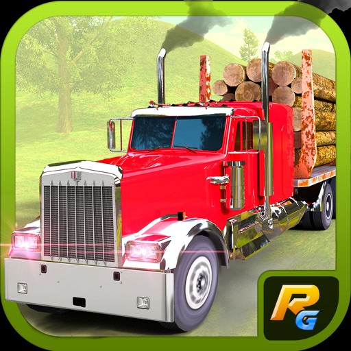 Logging Truck – A Free Driving Simulator for Wood and Timber Cargo Transporter Icon