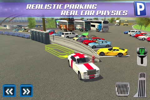 Soccer Stadium Sports Car & Bus Parking Simulator 3D Driving Sim screenshot 4