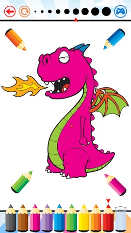 ドラゴン 恐竜 ぬりえ - デッサンと絵画ディーノゲームHD、1アニマルシリーズのための無料キッドオールのおすすめ画像2