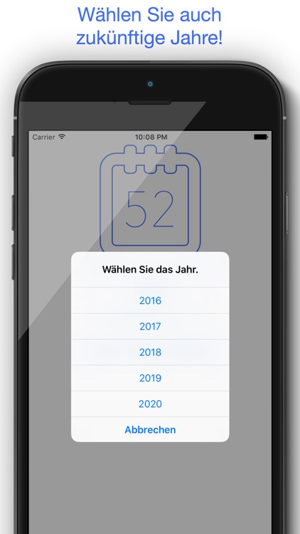 Kalenderwoche KW 52 - Alle Kalenderwochen als Wochen Nummer im eigenen, privaten Calendar eintragen