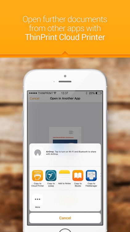 ThinPrint Cloud Printer – Print directly via WiFi / WLAN or via cloud to any printer screenshot-3