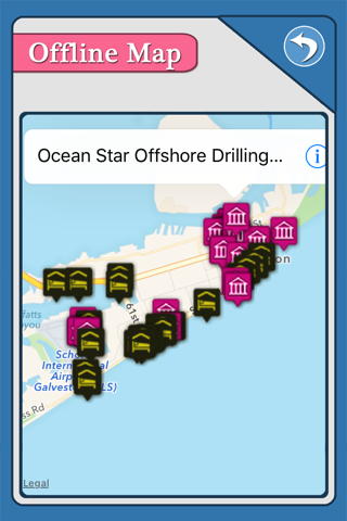 Galveston Island Offline Map Tourism Guide screenshot 2