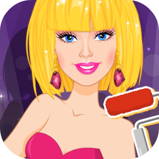 Princess Fashion Paint - Beautiful Girl Dress Up, Princess Fashion Magic