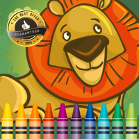 binatang liar Buku Mewarnai ini lucu kebun binatang hewan mewarnai halaman memberikan pembelajaran permainan keterampilan gratis untuk anak-anak dan balita usia