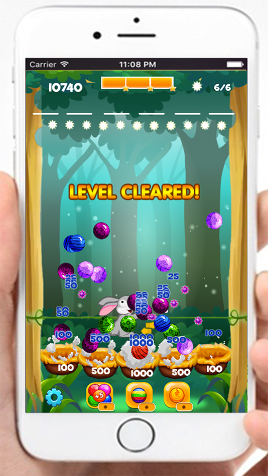 #3. Rio Rabbit Turtle POP! -Bubble Shooter (iOS) 由: Gui Studios