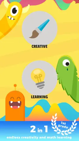 Game screenshot Kids Monster Creator - early math calculations using voice recording and make funny monster images mod apk