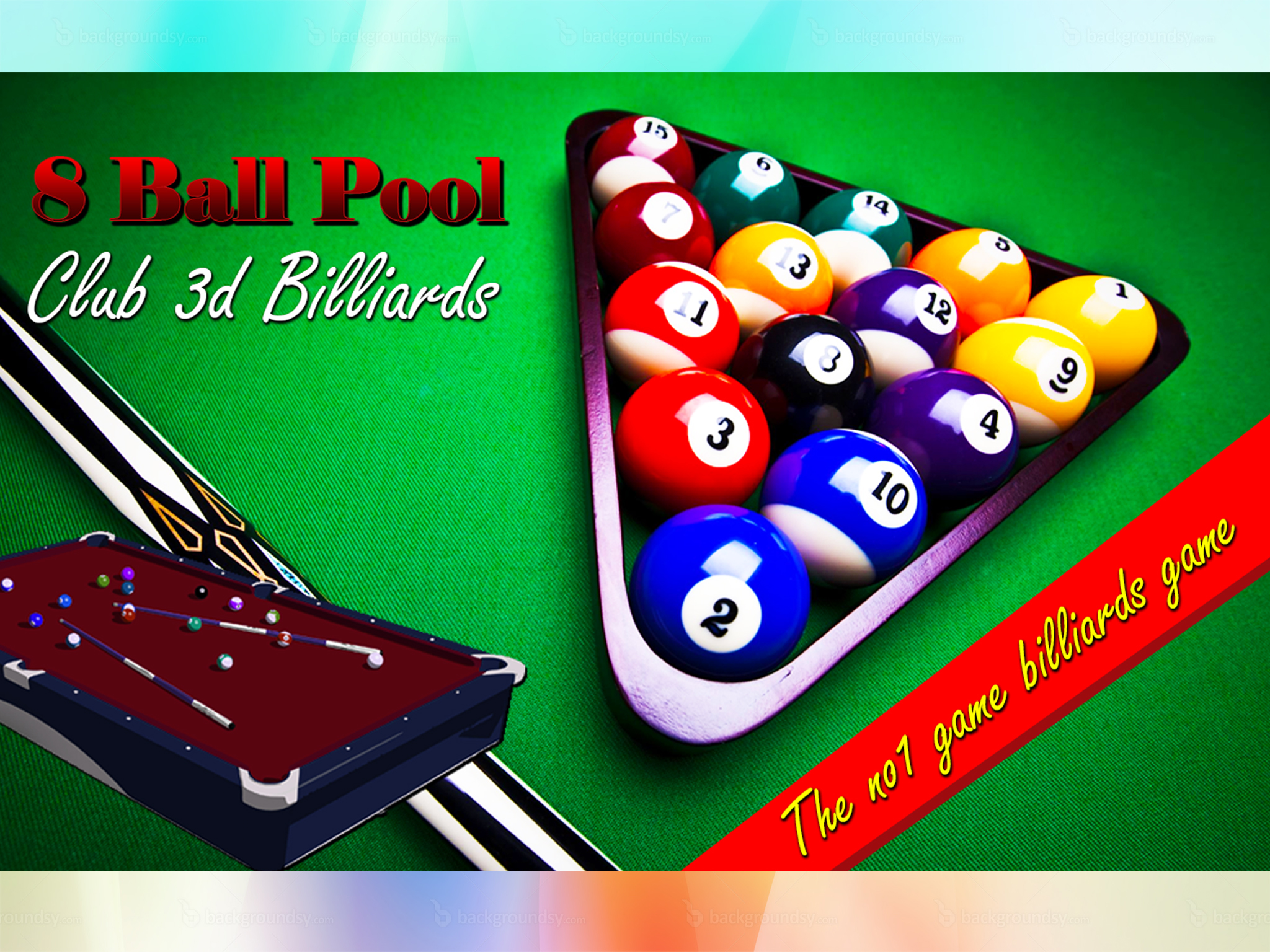 Pool Ball 3D billiards Snooker Arcade game 2k16