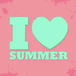 I love summer - stickers for photo App Cancel
