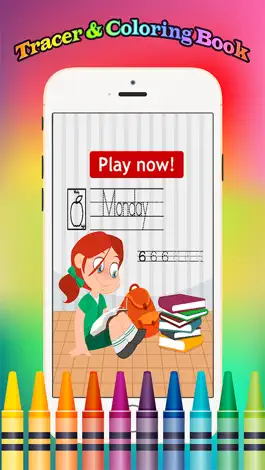 Game screenshot Easy Coloring Book - tracing abc coloring pages preschool learning games free for kids and toddlers any age mod apk