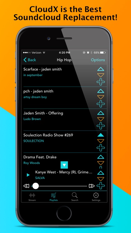 CloudX - Unlimited Ad Free Music For Soundcloud screenshot-4