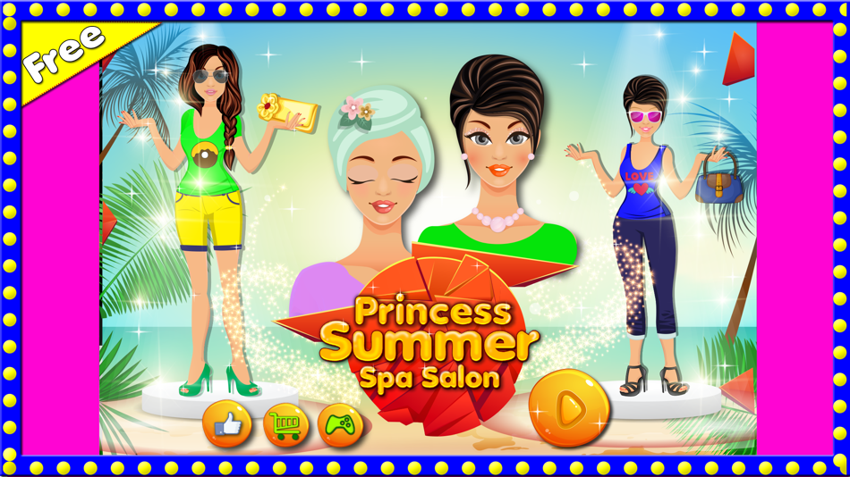 Princess Summer Dress up- Free Celebrity Fashion Design glamour game for Girls,Kids & teens - 1.0.1 - (iOS)