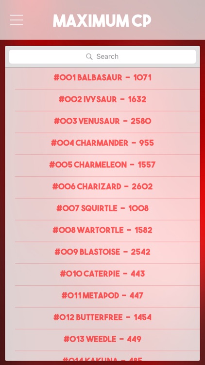 Evolution & Power Up Calculator for Pokémon GO