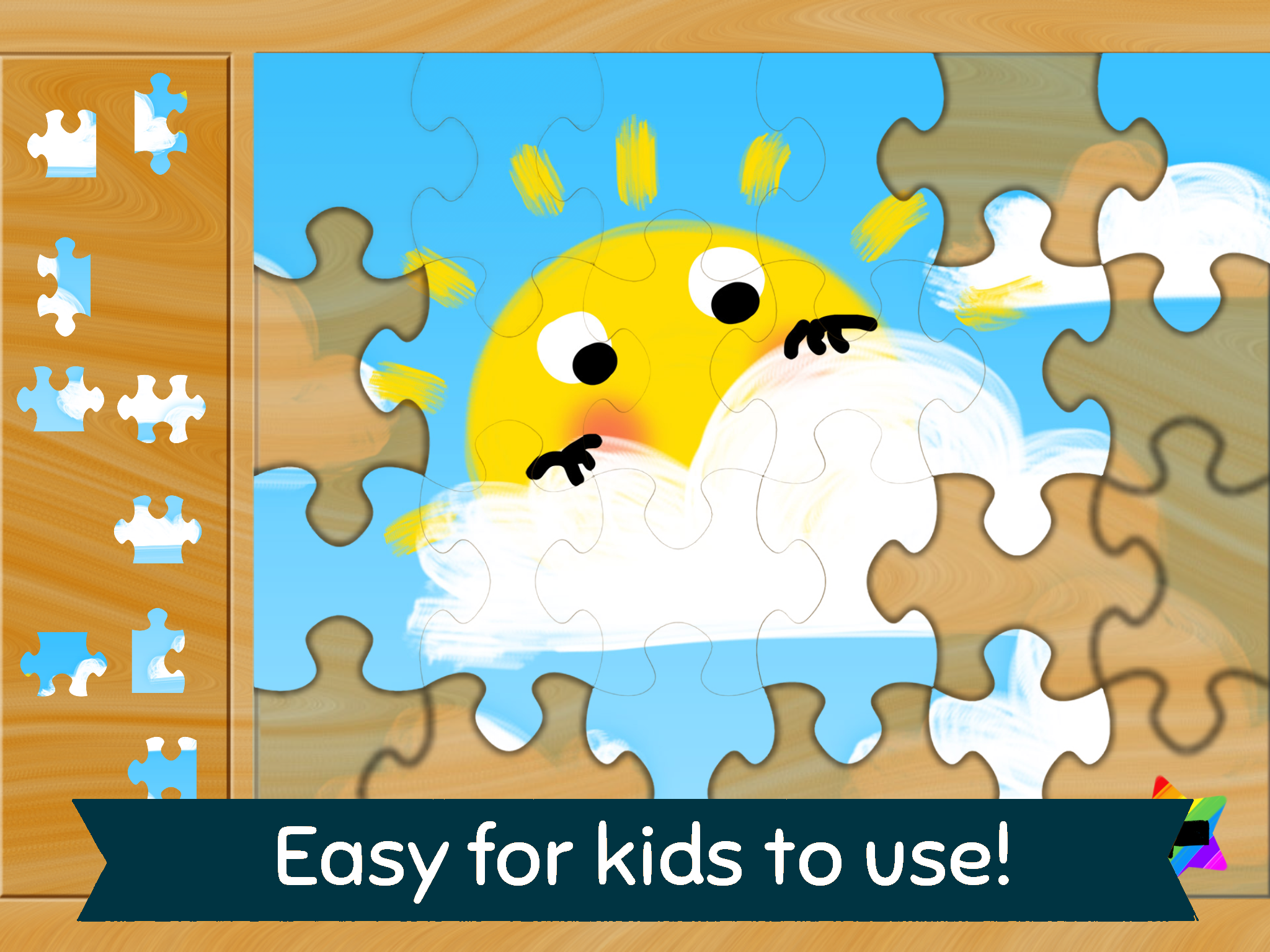 Weather Puzzles for Toddlers and Pre-K - Science for Kids! Educational learning games about seasons and climate, from sun to snow! screenshot 8