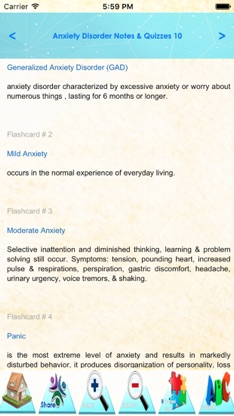 Anxiety Disorder Fundamentals to Advanced - Symptoms, Causes & Therapy (Free Study Notes & Quizzes) screenshot 1