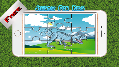 Dinosaur Jigsaw Puzzle Kids - Puzzles Games Education Learning Free For Toddler and Preschool iPhone screenshot 1 - Games app