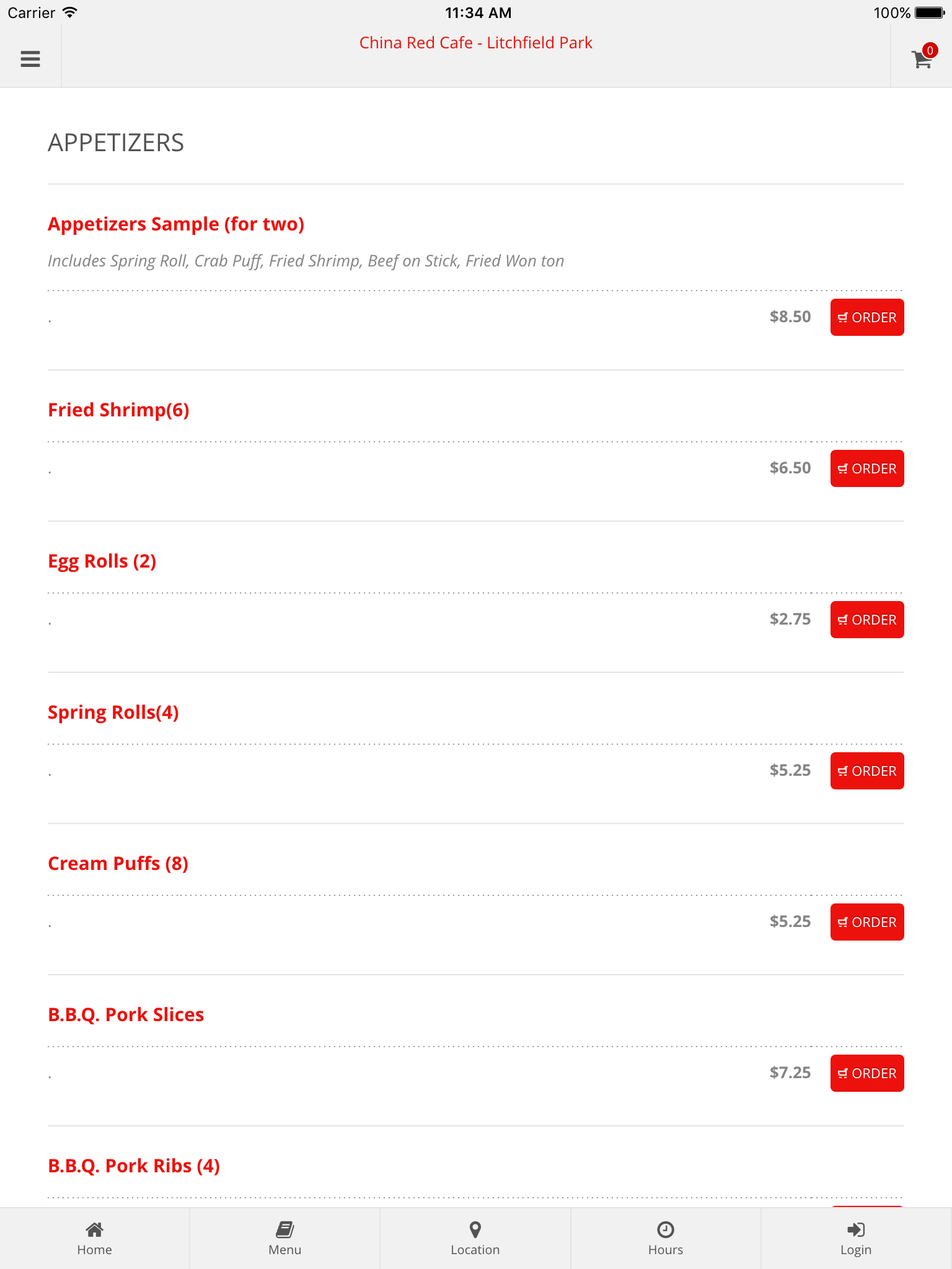 China Red Cafe - Litchfield Park  Online Ordering