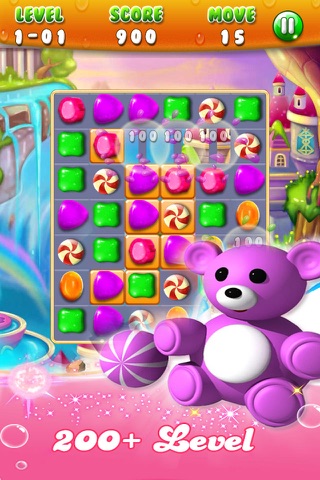 Candy World Drop: Link Game screenshot 2