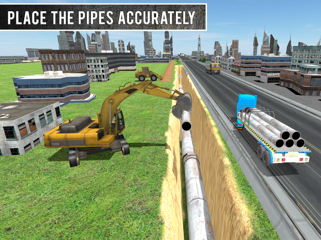 Excavator Crane Simulator 3D