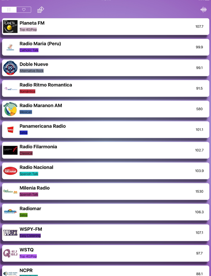 Radios de Perú - Las mejores emisoras de radio FM  y AM de Perú