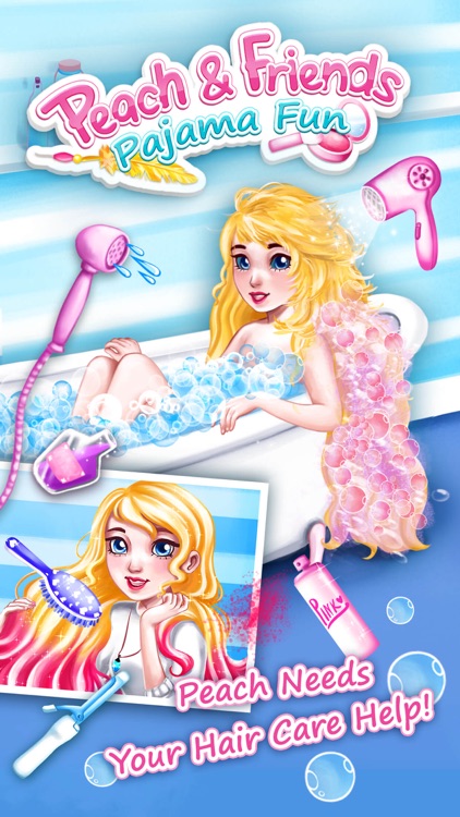 Peach & Friends Pajama Fun – PJ Party Spa Makeover