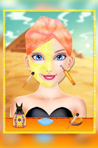 ancient egypt spa salon - Egypt Princess Romaa Makeup Makeover & Dress up Salon girls games screenshot 3