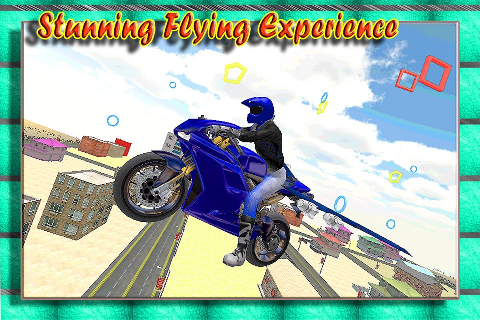 Flying Bike 2016 – Moto Racer Driving Adventure with Air Plane Controls screenshot 3