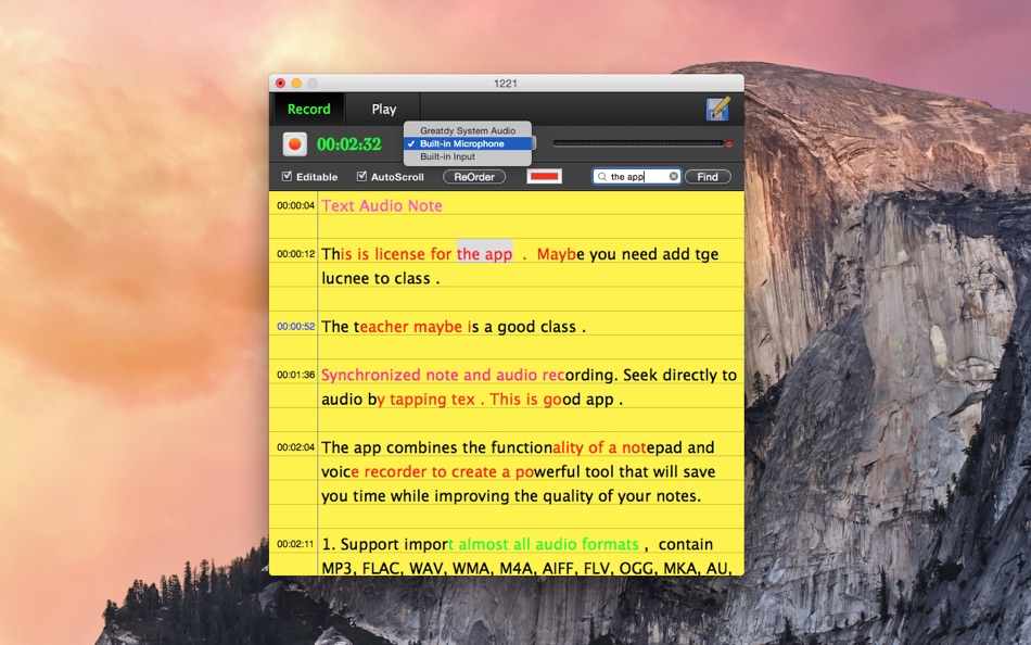 #4. Audio Course Note Recorder (macOS) 由: 小磊 张