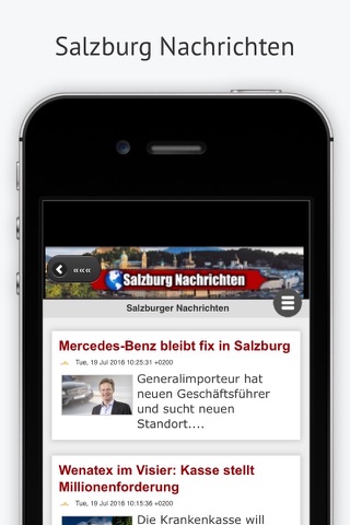 Salzburg Nachrichten screenshot 2