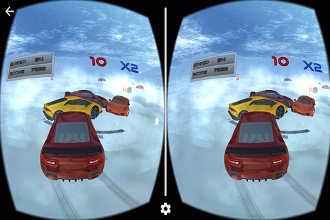 VR Real Snowy mountain Drifting game Pro screenshot 4