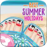 Holiday Toe Nails Spa Beautiful Princess Girls - Makeover And Games Dressup Nails Art & Polish App Support