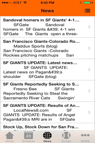 San Francisco Baseball - a Giants News App screenshot 3