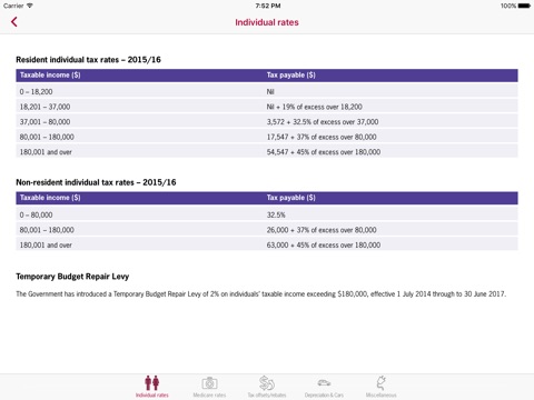 GT Tax Guide screenshot 2