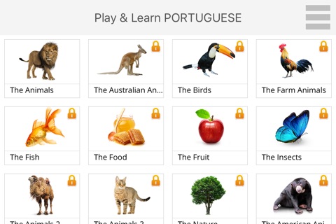 Play and Learn PORTUGUESE screenshot 2