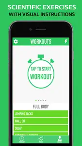 7 Minute Home Workouts - Full Body Workout and Fast Weight Loss by HIIT Exercises to Burn Fat screenshot #2 for iPhone