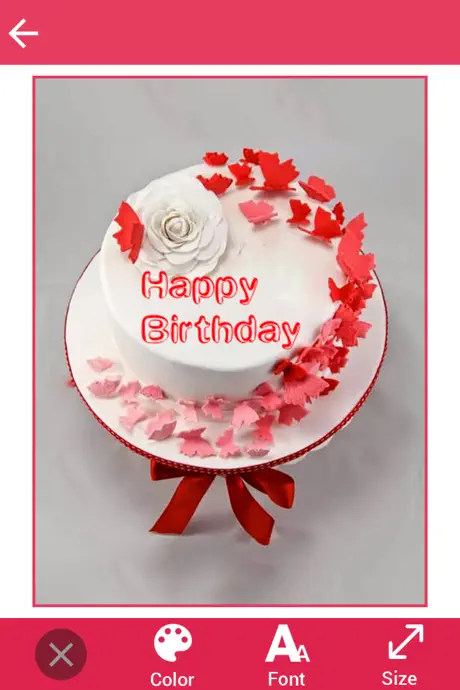 Name On Birthday Cake
