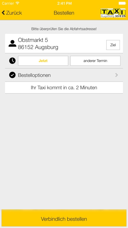 Taxi Augsburg 35025 screenshot-3